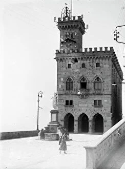 Related Images Collection: Palazzo Pubblico and Piazza della Libert, San Marino