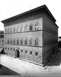 Florence Italy Landmark Prints: Palazzo Strozzi