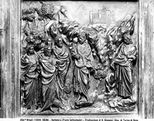 Early Renaissance Sculpture Prints: Panel representing the Preaching of John the Baptist