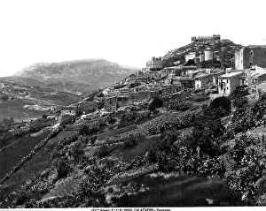 Sicilian Landscape Photography Prints: Panoramic view of Calatafimi