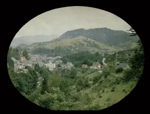 Mountain Scenery Images Prints: Panoramic view of La Bourboule