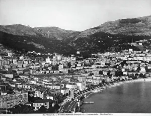 Monaco Panorama Prints: Panoramic view of the Principality of Monaco