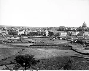 Panoramic view of Rome from Mount Mario