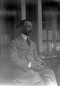 Portrait of a man in front of a window