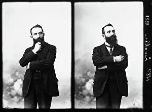 Portrait of professor Linaker, multiple image