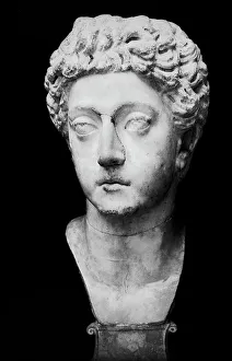 Portrait of young Commodus, marble, National Archaeological Museum, Venice