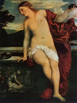 Related Images Collection: Profane Love, detail of the painting Sacred and Profane Love; work of Tiziano