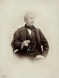 Portrait Of Elderly Man Prints: A protrait of Massimo d'Azeglio