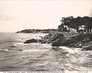 Coastal Landscape Scenery Prints: The Quarto Bay in Genoa