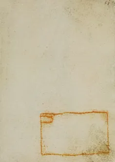 European Renaissance Styles Prints: A rectangle, drawing from the Codex Forster III