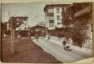 Swiss Architecture Prints: Road in Vulpera