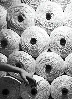 Rolls of string