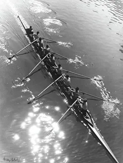 Water Transportation Methods Prints: Rowers