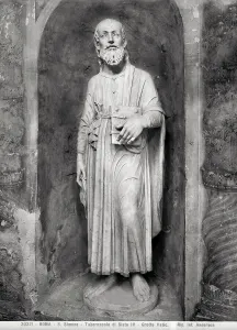 Vatican City Sculptures Prints: Saint Simone, the Tabernacle of Sixtus IV, the Vatican Grottoes, Vatican City