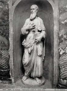 Vatican City State Architecture Prints: Saint Thomas, the Tabernacle of Sixtus IV, the Vatican Grottoes, Vatican City