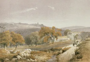 Europe First And Second Millennium A.D Prints: Samaria in an etching by Schacher