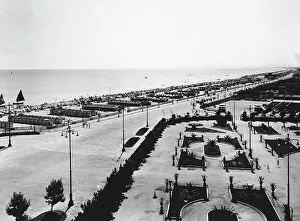 Civic Space Furniture Prints: The seafront in Rimini