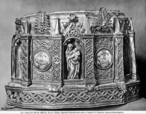 Early Renaissance Sculpture Prints: Silver base for the statue of St