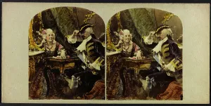 Couple Portrait Photography Prints: The solution'; Stereoscopic photograph
