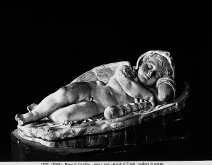 Human Body Representation Prints: Statue of Cupid with Hercules features