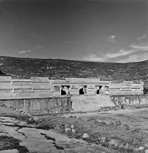 Structure on the archeological site of Mitla