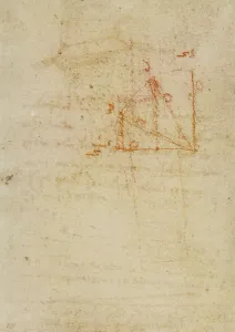 London Museum Artworks Prints: Study of angles, drawing from the Codex Forster III