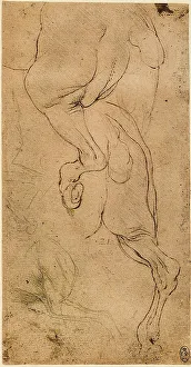 High Renaissance Art Style Prints: Study of a running horse