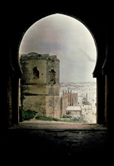 Rabat Collection: Tower framed by an arch