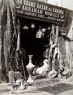 Typical Algerian bazaar