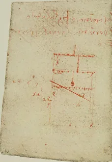 Renaissance Art Sketches Prints: Various notes and sketches, writings from the Codex Forster III