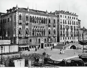 The Hotel Danieli (formerly Palazzo Dandolo) on the riva degli Schiavoni in Venice