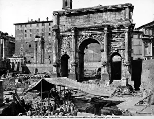 Imperial Rome Landmarks Prints: View of the Arch of Septimius Severus