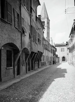Italian Building Elements Prints: View of Ferrara
