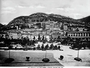 Mountainous Italian Landscape Prints: View of Gubbio