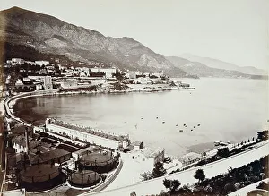 Mediterranean Seascape Photography Prints: View of Montecarlo