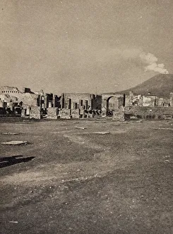 Volcanic Landscape Italy Prints: View of Pompeii