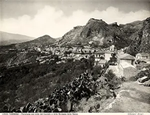 Italian Countryside Scenery Prints: View of Taormina