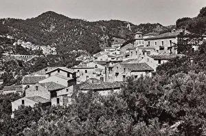 Italian Village Architecture Prints: View of Taverna