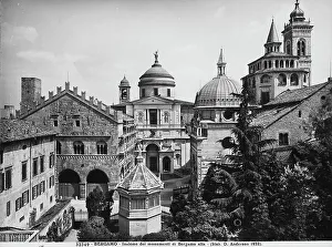 Italian City View Prints: View of upper Bergamo