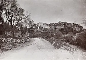 Italian Rural Landscape Prints: View of Vicovaro