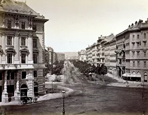 Vienna City View Prints: View of Vienna from the Krtner Ring