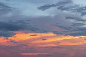 Atmospheric Landscape Prints: Clouds at dusk