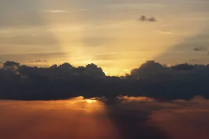 Dramatic Sunset Art Print