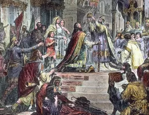 Charlemagne Coronation Prints: Aachen