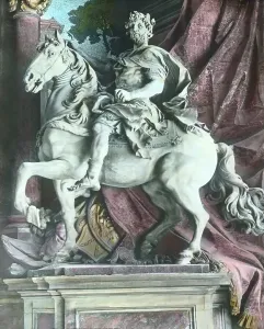Aachen Reiterstandbild Karls des Großen Print