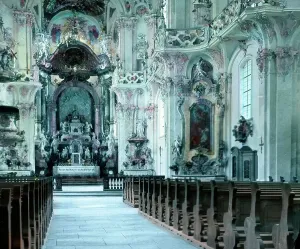 Bodensee Print: A Water Scene Inside a Church
