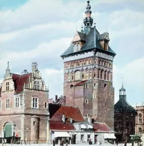 Danzig Print, a photograph of the Stockturm