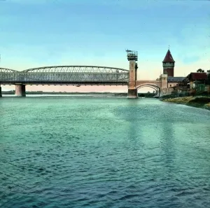German Railway Bridge Prints: Danzig