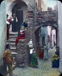 Lake Como Village Prints: Der Comer See