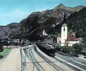 European Mountain Railways Prints: Gotthard Simplon Bahn